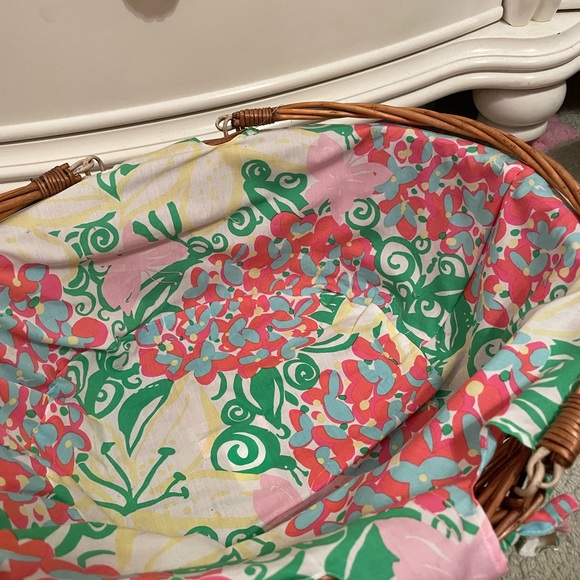 NWT! RARE! Lilly Pulitzer Easter Basket Pink - Picture 5 of 11
